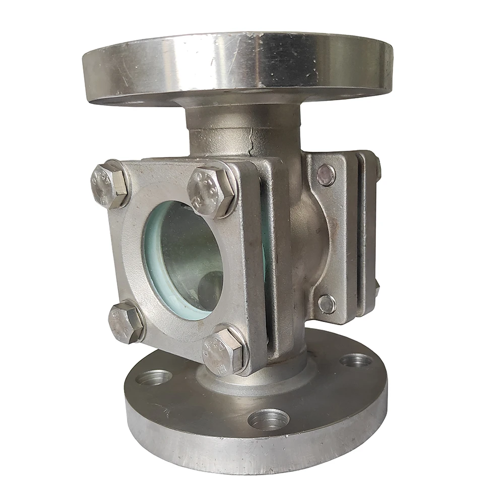 factory hot sale  Double Window ASME (Class 150/300/600#)  Visual Sight Flow Indicators for Water Systems