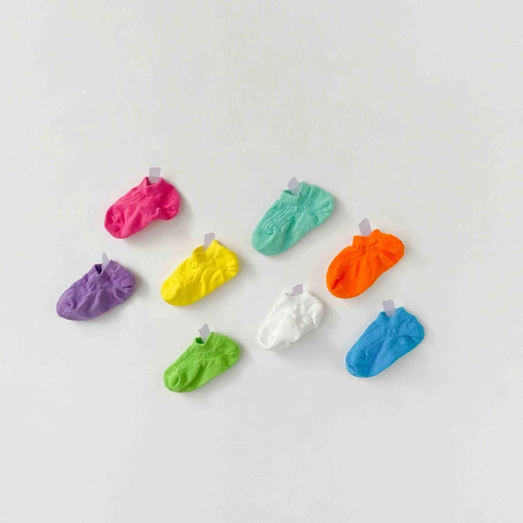 
High Quality Shallow Mouth Pure Cotton Unisex Tabi Socks For Kids Cute 