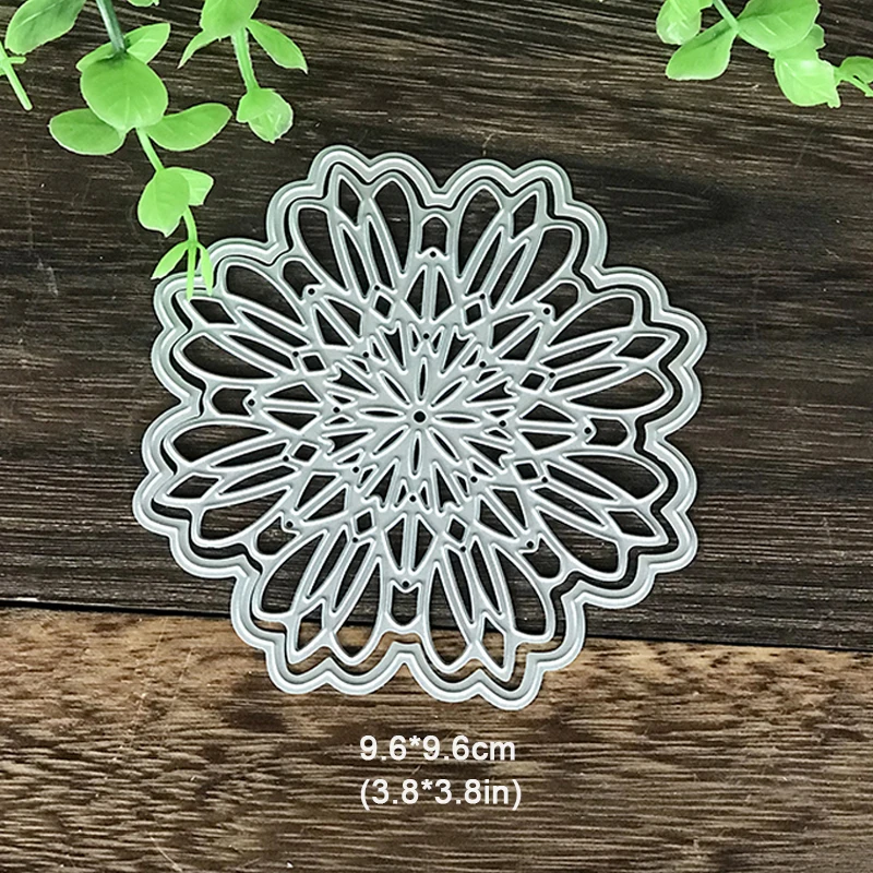 Frame Dies Flower Pattern Metal Cutting Dies For Scrapbooking Card Making Craft Embossing Cut Dies Stencil