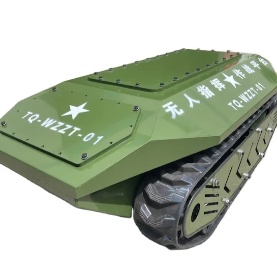 Crawler chassis rubber track undercarriage for remote control Remote Control tracked for crane tank chassis