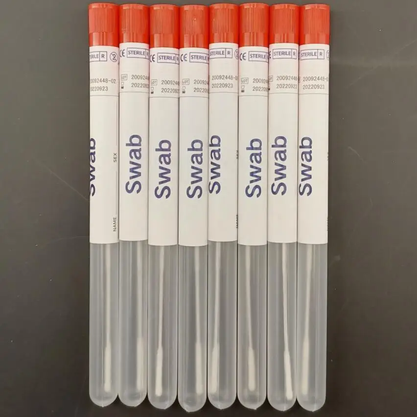 Hot sale Disposable sterile dry collection tube Nasopharyngeal flocked Collection VTM Swab the sample for dry transport system