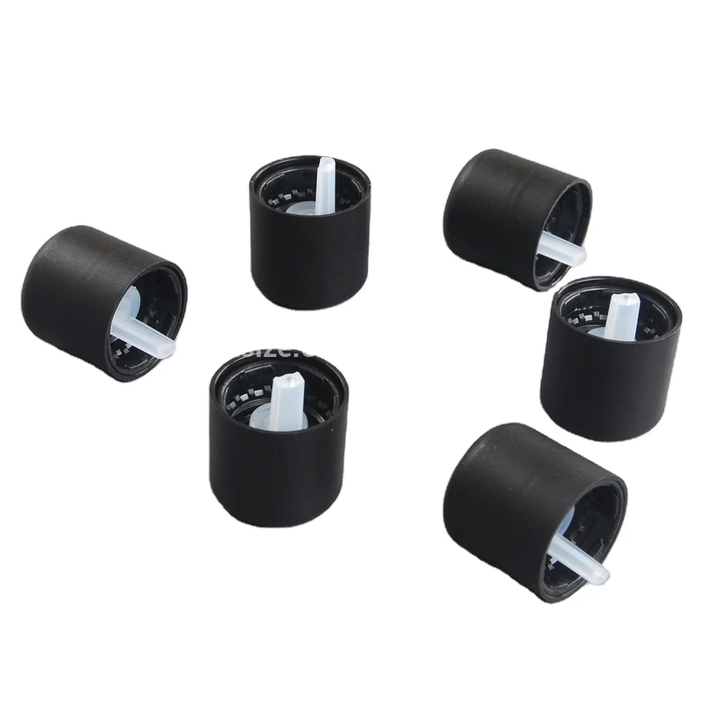 Round top tamper evident and child resistant screw cap with reducer for essential oil bottles