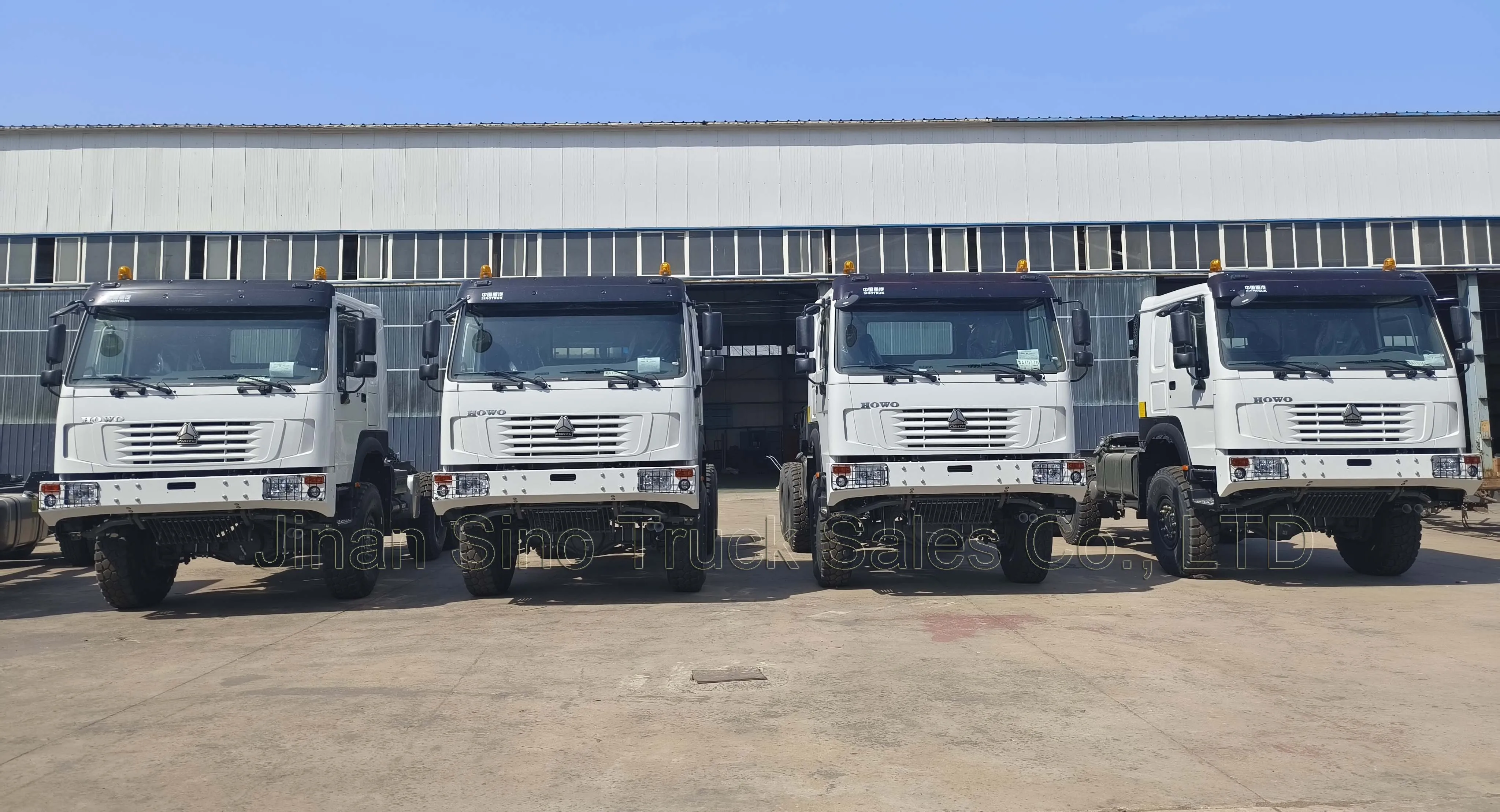 Внедорожник SINOTRUK Howo 6x6 400hp тягач со стальной шиной 14. 00r20
