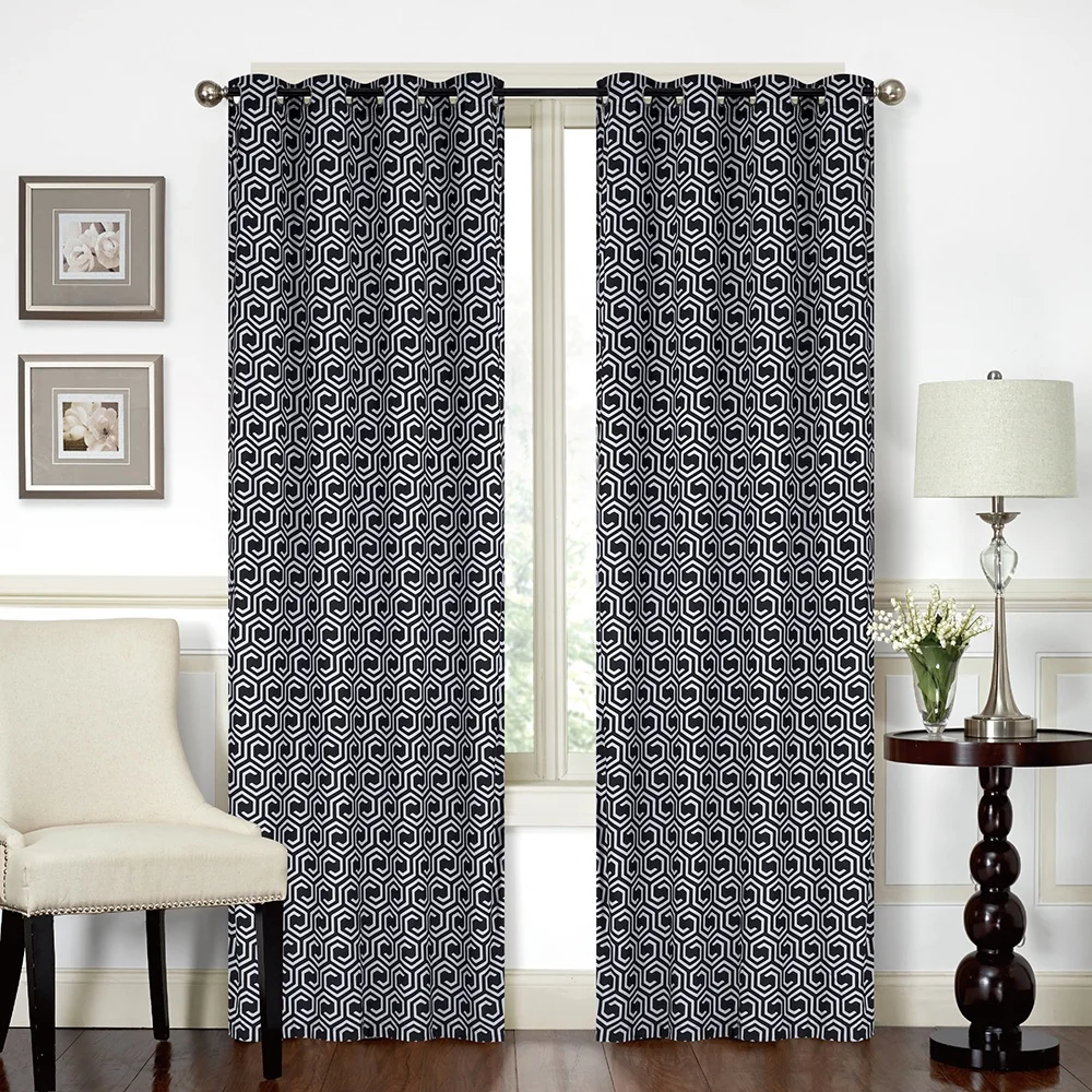 Polyester Jacquard Window Curtain Made by BSCI Factory