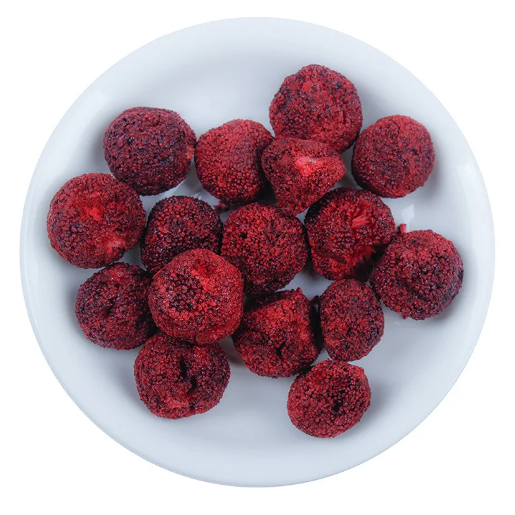 High Quality Freeze-Dried Waxberries Bulk Sweet Taste Free Sample Natural Freeze-Dried Fruit