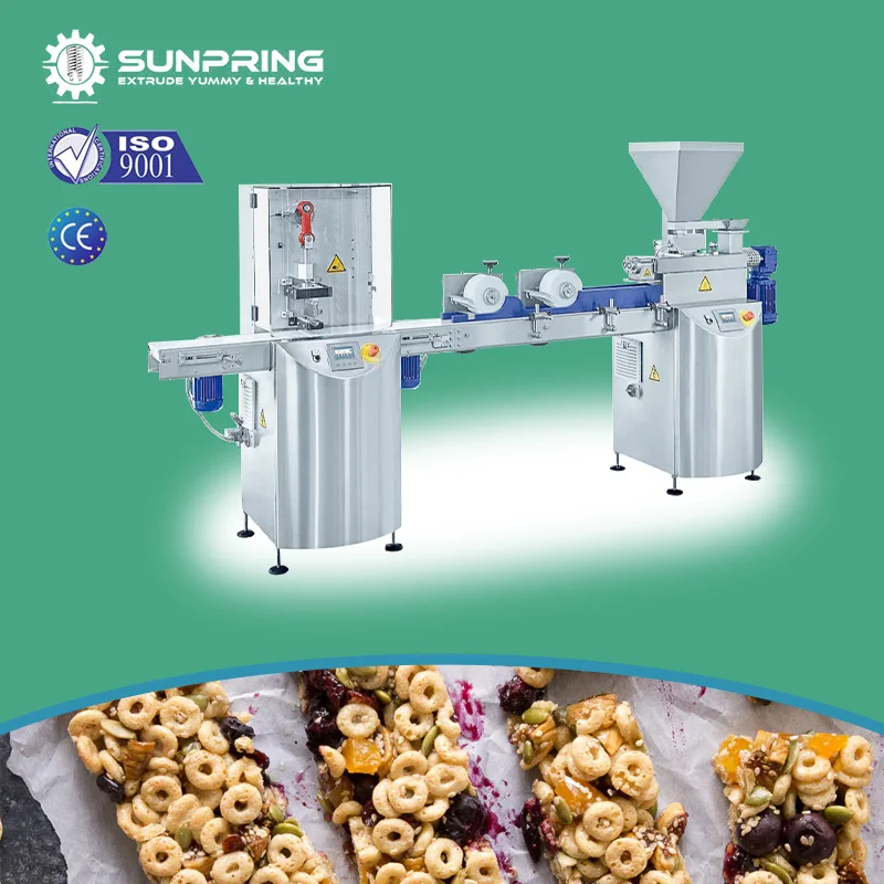SunPring peanut candy making machine automatic small energy protein bar making machine peanut candy making machine