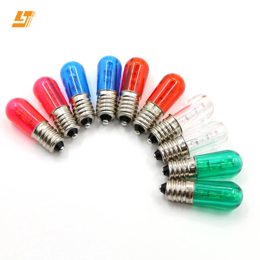 Christmas decorate E14 led bulb lamp light waterproof DIP 3leds  plastic led papaya bulbs