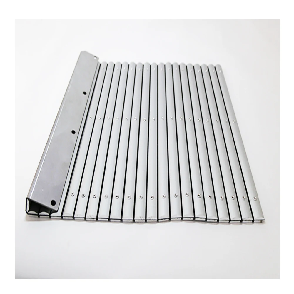 Aluminum curtain way cover flexible accordion bellows cover with PU fabric