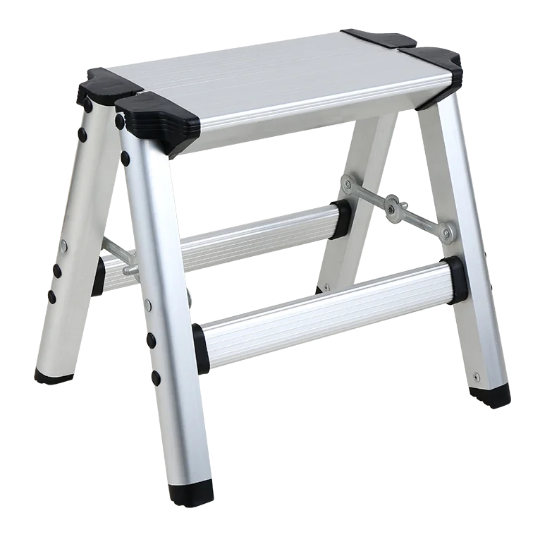 Folding 1 Step Stool aluminium Ladder Portable Solid Handy Stool for Kitchen, Home and RV