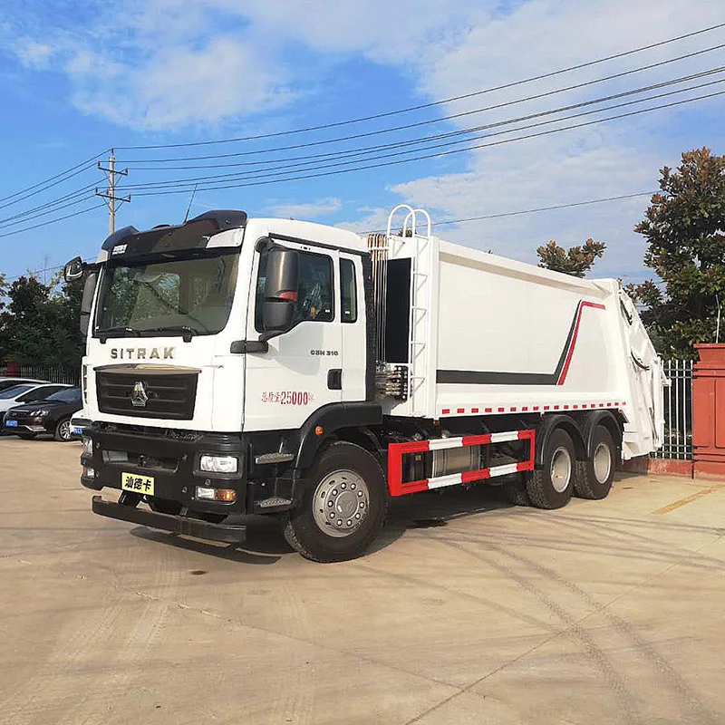 Sinotruk Sitrak 16-тонный уплотнитель Мусоровоз 6x4 20 CBM