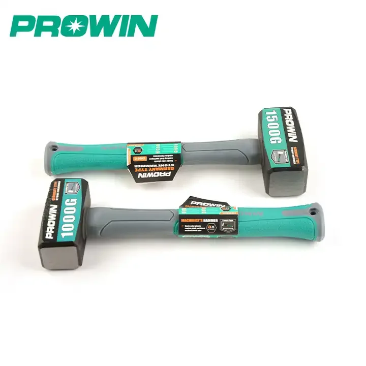 PROWIN 1.0kg 1.5kg Rock Breaker Stone Splitting Hammer Tool Masonry Square Head Hammer