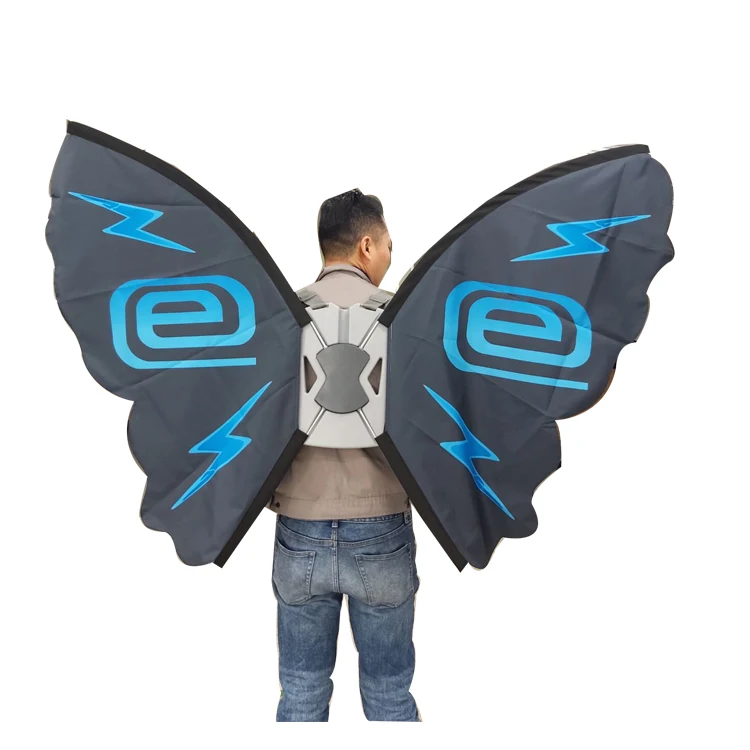 Горячая распродажа рекламный открытый рюкзак афиша уличный рюкзак рамка флагшток для показа рекламы баннер бабочка