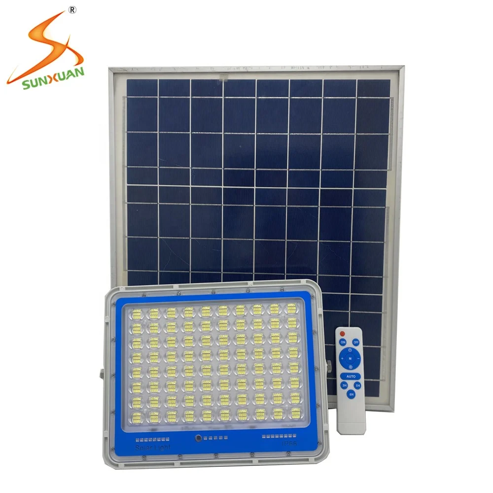 100W 200W 300W Solar Lights Outdoor Waterproof Solar Powered Security Lighting Floodlight Solar Flood Lights Dusk to Dawn