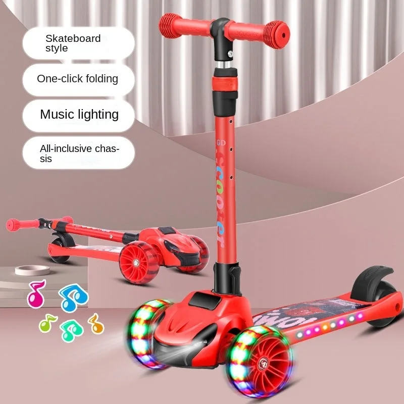 Factory direct hot sale kids scooter/3 wheel scooter kids with light /scooter