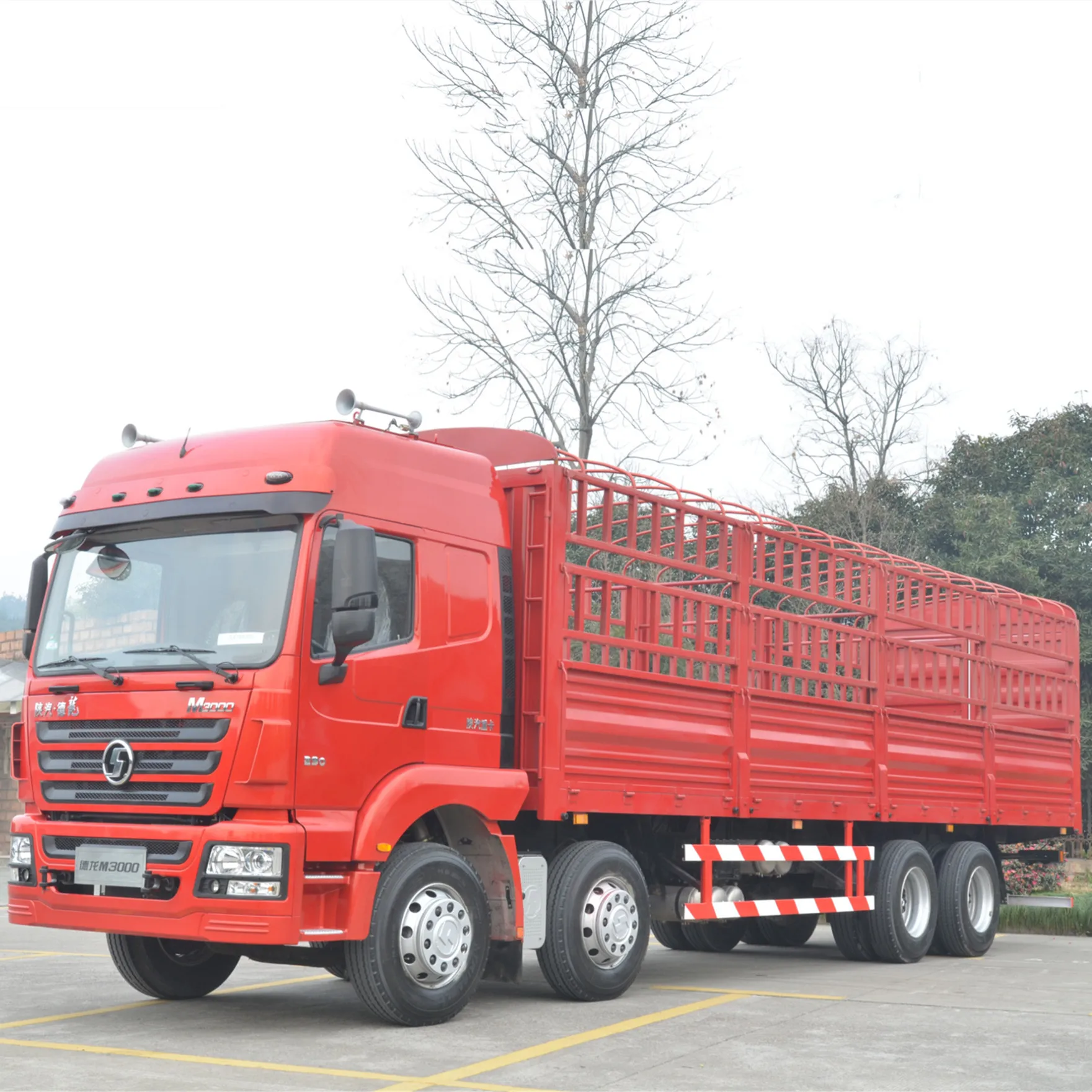 Heavy Duty Ethiopia 8x4 15 Tons Cargo Truck Philippines Cargo Van Truck For Sale