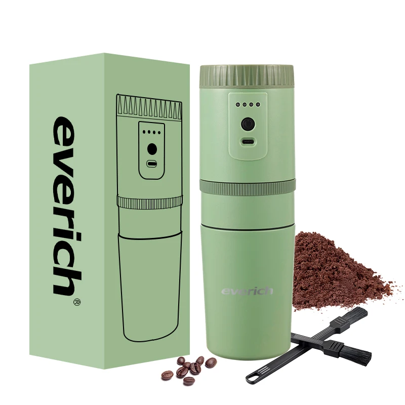 EVERICH Electric coffee maker with usb charging espresso machine hand coffee grinders
