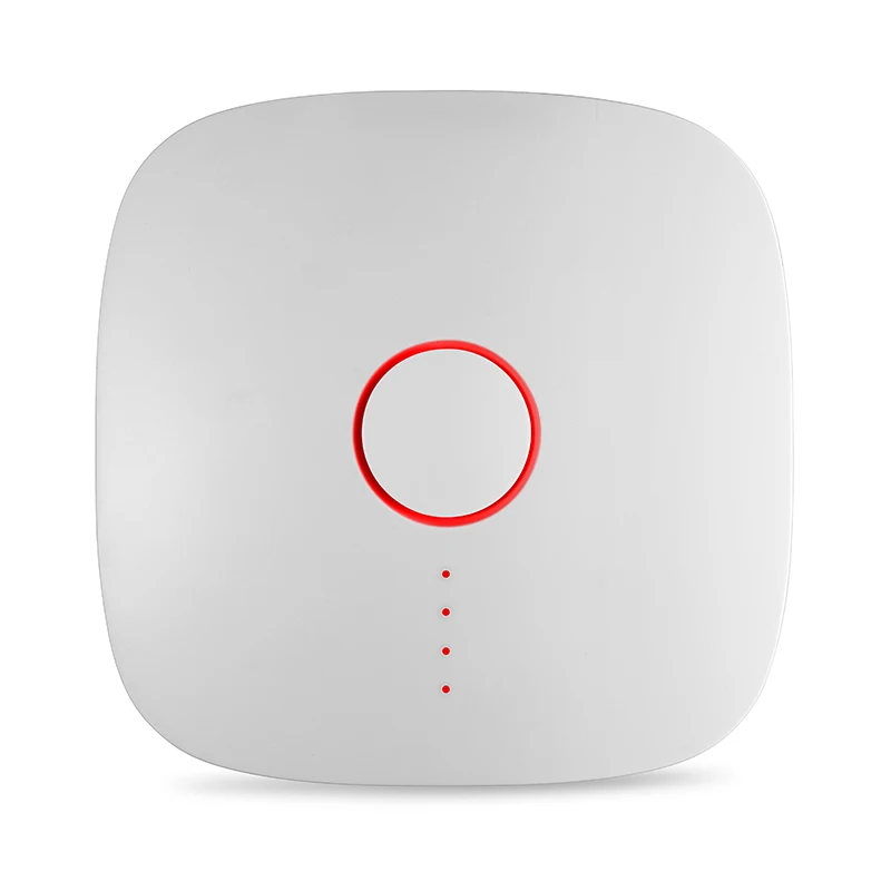 150*150*45mm abs pc plastic case apply to smart gateway /wifi router/network player universal plastic enclosures with LED light