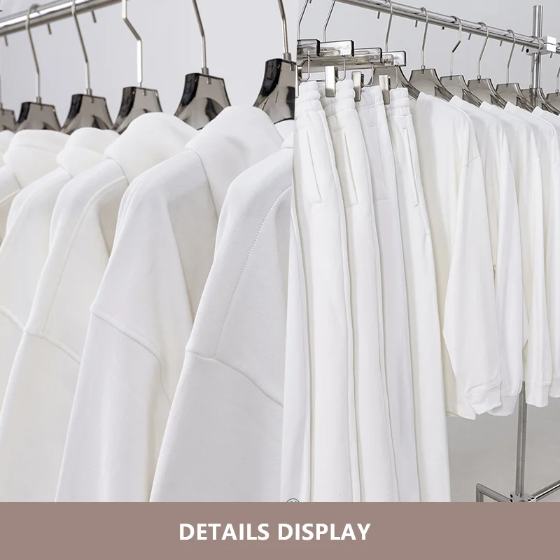 men personalised hoodies White sweatshirt pullover round neck T-shirt zipper full range of pants suit trendy brand