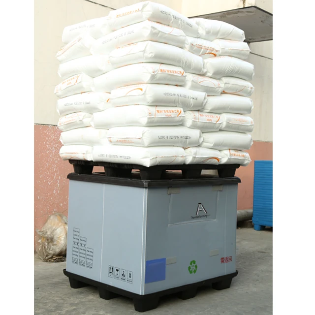 
Heavy Duty HDPE Mesh Collapsible Folding Stackable Plastic Pallet Box in Guangdong 