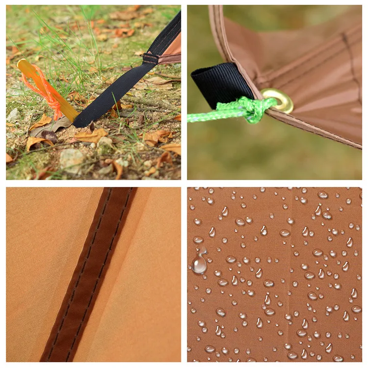 Double-Layer Portable Outdoor Car Rear Tent Outdoor Camping 2 Person Canopy Tent Outdoor