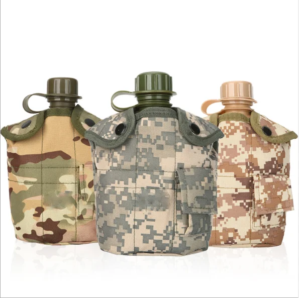 Wholesale old fashioned flat kettle outdoor army kettle aluminum mountaineering Customized military training kettle