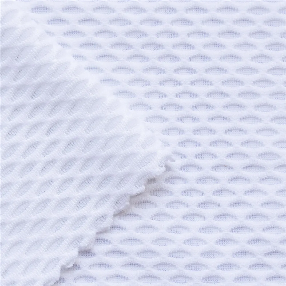 Трикотажная ткань с отверстиями, полиэстер, спандекс, жаккардовая сетчатая ткань