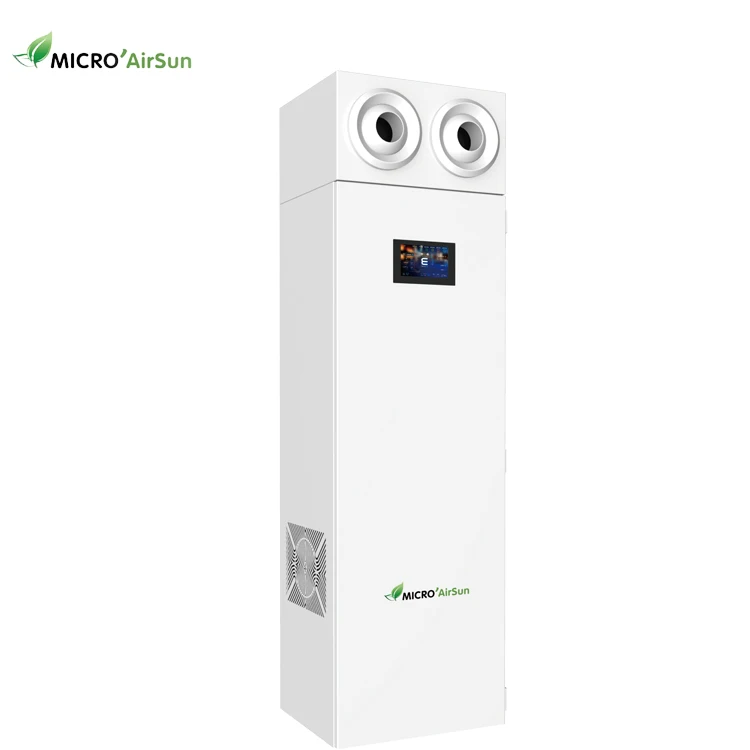 Floor Standing ERV Fresh Air Low Noise Ventilation Unit for Indoor Air Exchange