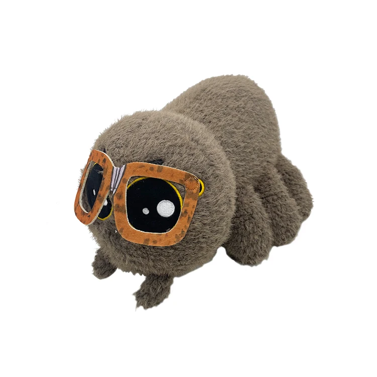 New Design Custom Birthday Gift Plush Spider Animal Toy Wholesale Cartoon Cute Plush Spider Toy Doll