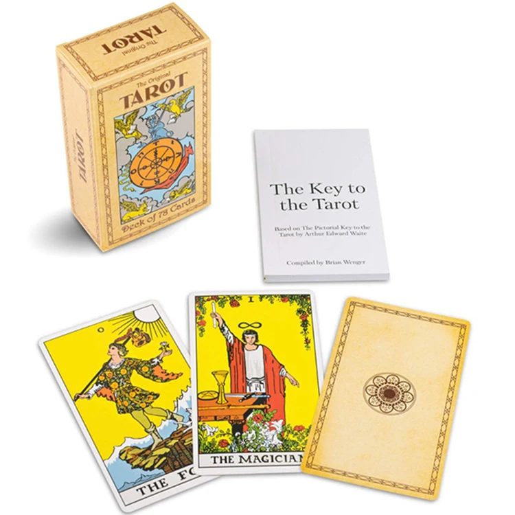 Amazon Hot Sale Factory Price Tarot Cards With Guidebook Custom Printing Tarot Cards