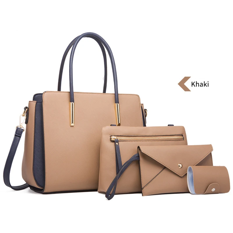 High Quality Custom Cheap Dark Khaki  Handbag   For Women Wholesale Matching Shoes And Handbags Pu Crossbody Bag