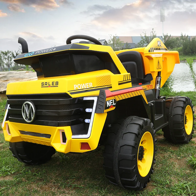  12V Дети ездить на самосвал дети Rc автомобиле строительство трактор с электрическим