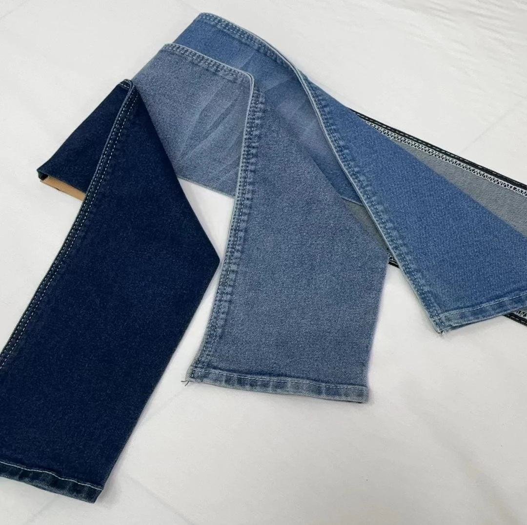 Top Quality Organic Yarn Smooth&Soft Surface 10.3oz Big Stretch No Slub Indigo  Denim Fabric