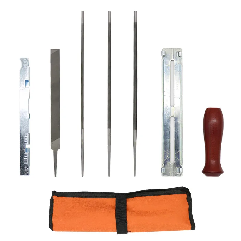 Набор аксессуаров для цепной пилы, пилочки для заточки бензопилы