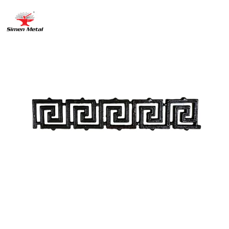 cast fence ornaments metal gate decoration wrought iron flowers & leaves