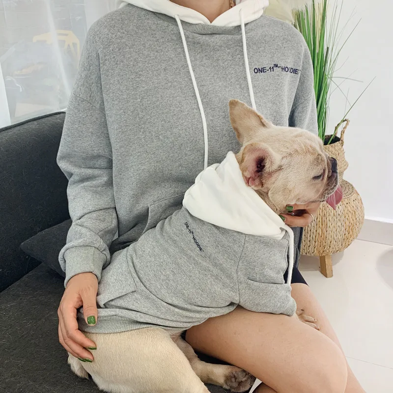 Wholesale Spring Autumn Pet Parent-child Clothing Dog Hoodie and Owner Matching Clothes