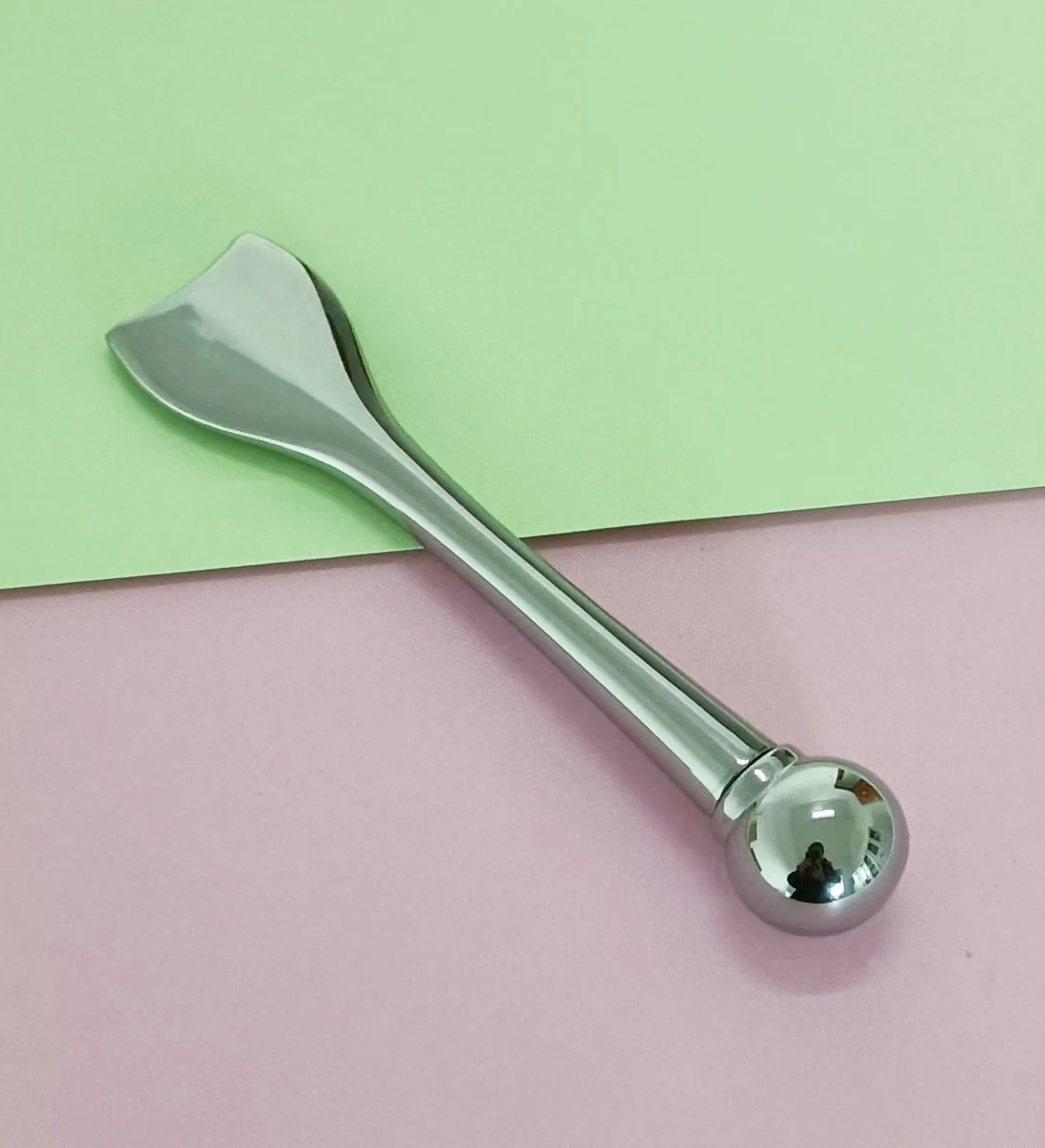 Steel Measuring Cosmetics Metal Makeup Skin Care Mini Luxury Gold Cosmetic Cream Spatula