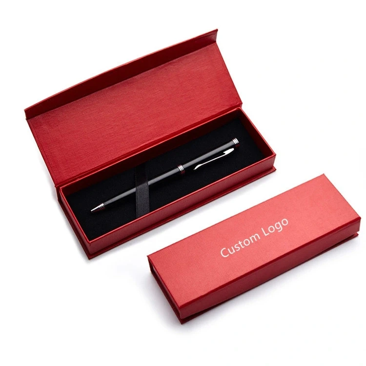 Custom Design Logo Printed Luxury Business Gifts Pen Gift Box Crafts Packaging Paper Gift Box