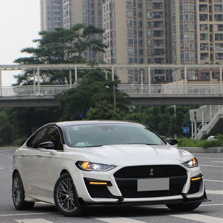 Runde новейший бампер для 13-20 Ford Mondeo Upgrade GFT BodyKit Shelby Style Mustang GT500 передний решетка Передняя