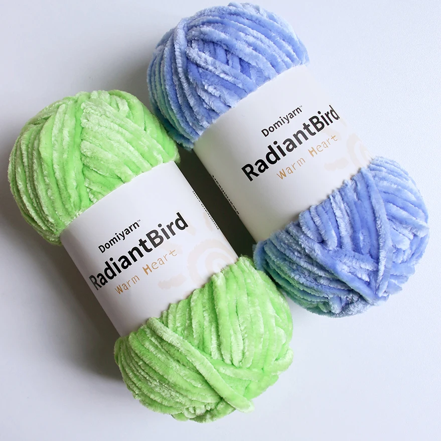 Best Selling Warm Soft 100g/87yd/80m yarn crochet Factory Wholesale chenille yarn