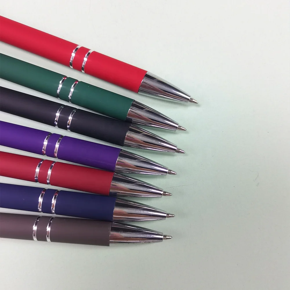 DASHENG Best Cheap Promotional Metal Biro Touch Screen Ballpoint Pens With Customized Logo Click Pen