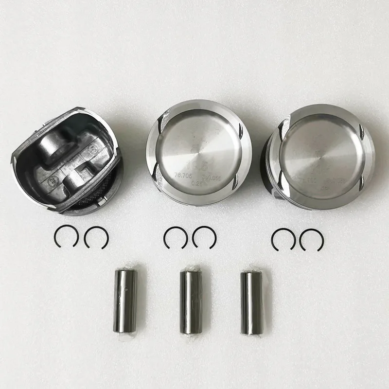 03E107065P 03E 107 065Q 03E107065J Engine Piston for VW Polo Seat Skoda Fabia 1.2TSI 12V BBM BME CGP CGPA CGPB +0.25MM Oversize