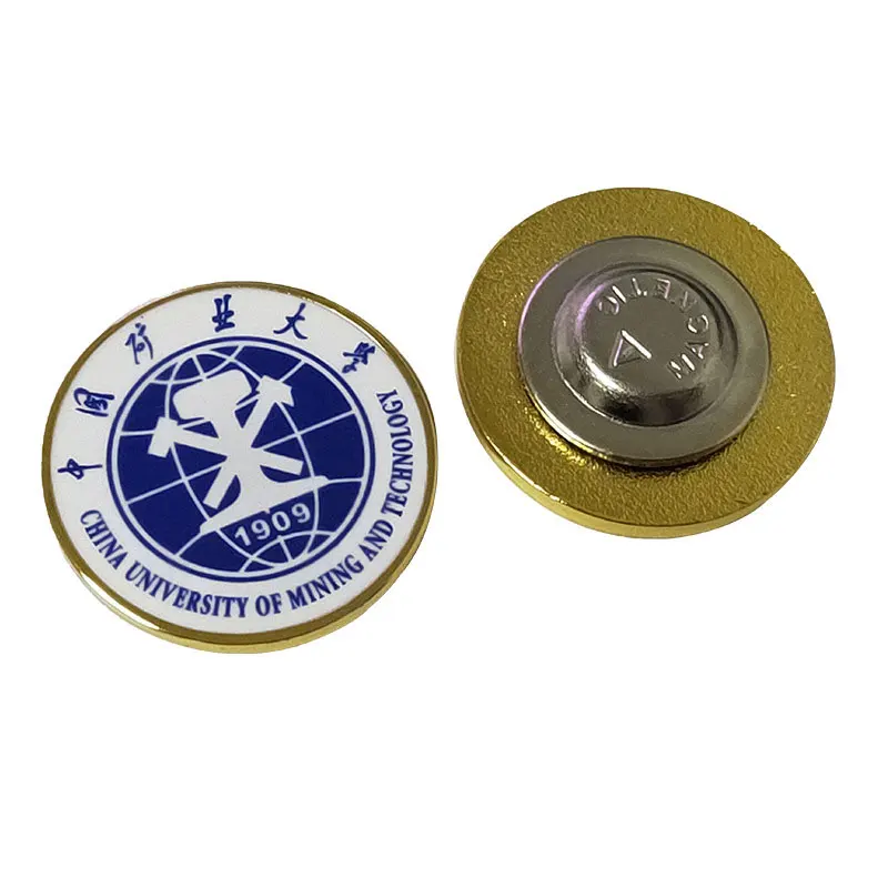 Custom metal school emblem emblem anniversary celebration commemorative medallion production university badge custom