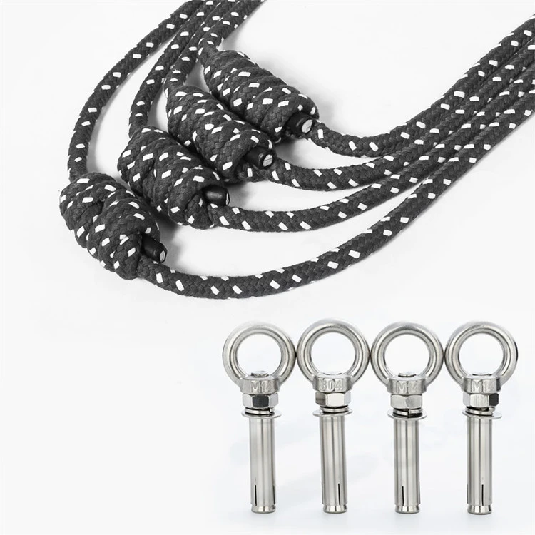 Wholesale Iyengar Yoga Wall Rope  Mount Kit Antigravity Inversion Accessorial Tool Wall Ropes Yoga
