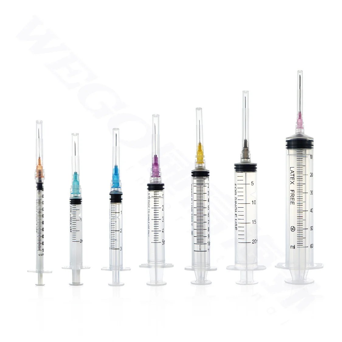 Medical Injector Syringe Oil/medical Rupper Stopper GB 15810 Luer Slip Disposable EOS Pp/ss304/medical Silicone with Needle 30ml