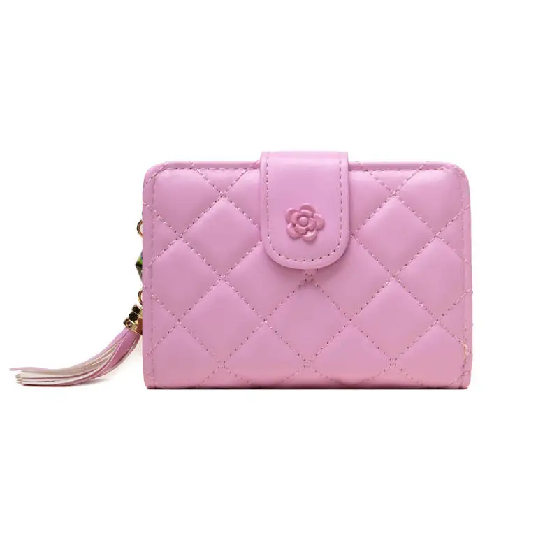 Fashion Lady Wallet Women Genuine Leather Short Purse Zipper Money Cash Bag Leather Wallet Women Bags Women Coins Handbags
