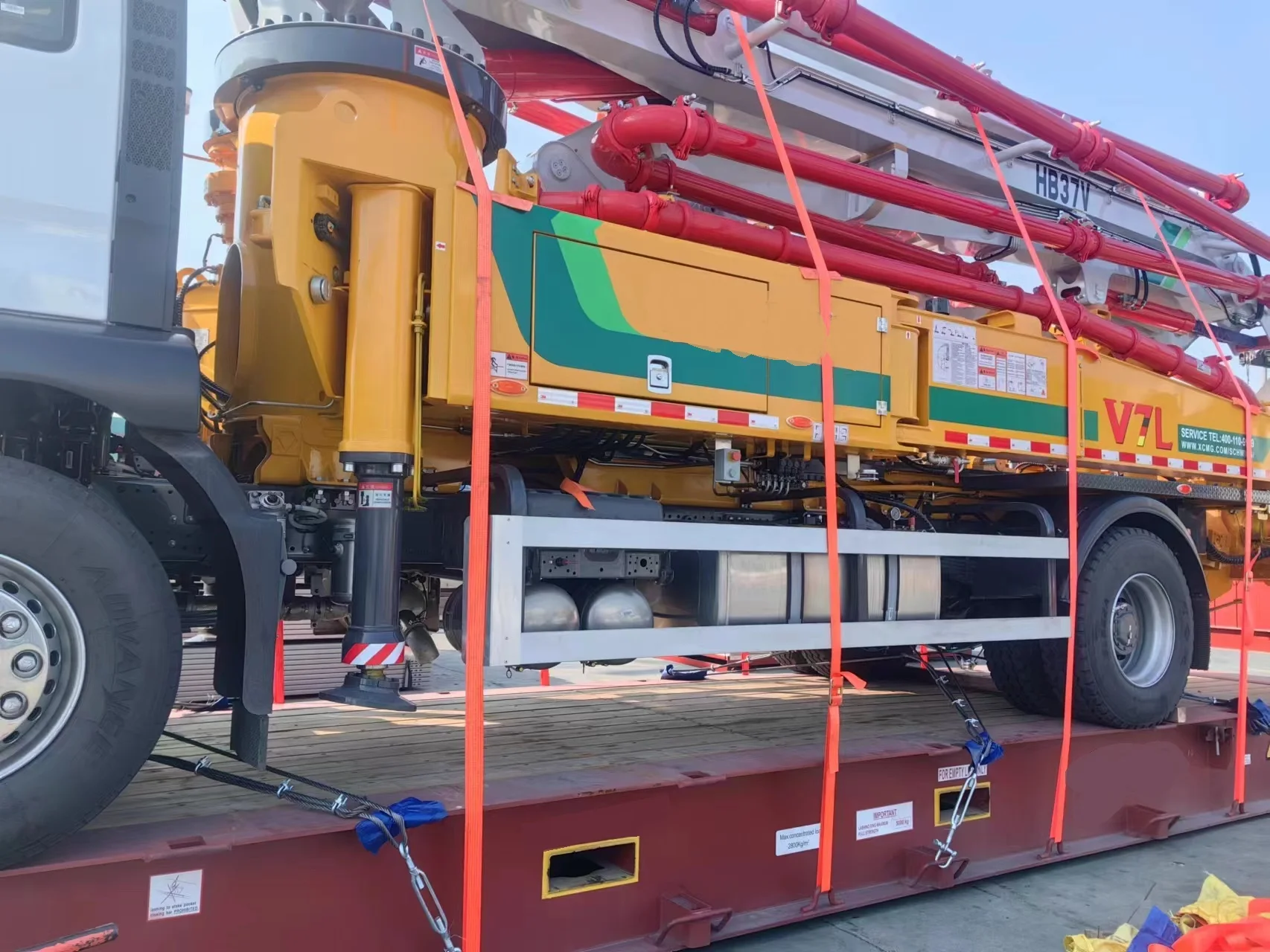 China 47m 52m China New Concrete Mixer with Pump Truck Machine Sym5350thbfb 520c-10A Hb52V Hb47V For Sale