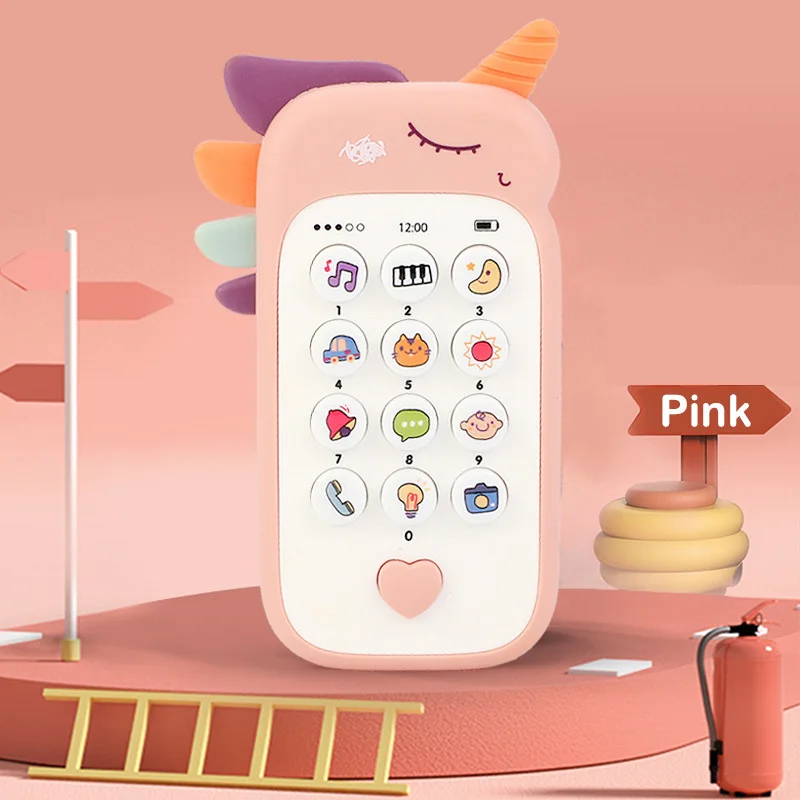 Baby Phone Toy Music Sound Telephone Sleeping Toys With Simulation Phone Kids Infant Early Educational Toy Kids Gifts