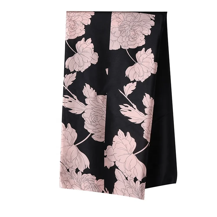 
elegent digital print silk fabric for sale 100% pure silk crepe de chine for tops dressing 