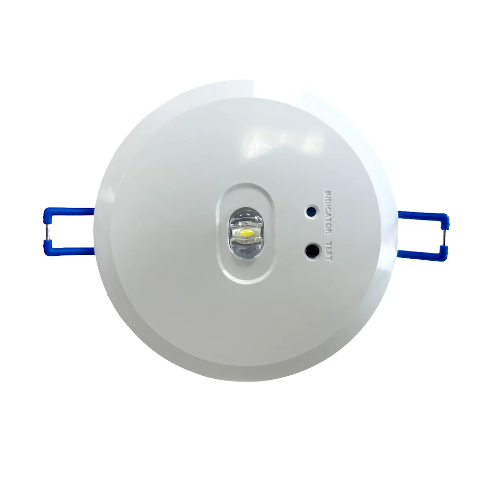 Ceiling Recessed Battery Backup Automatic LED Rechargeable Corridor Lens Emergency Light