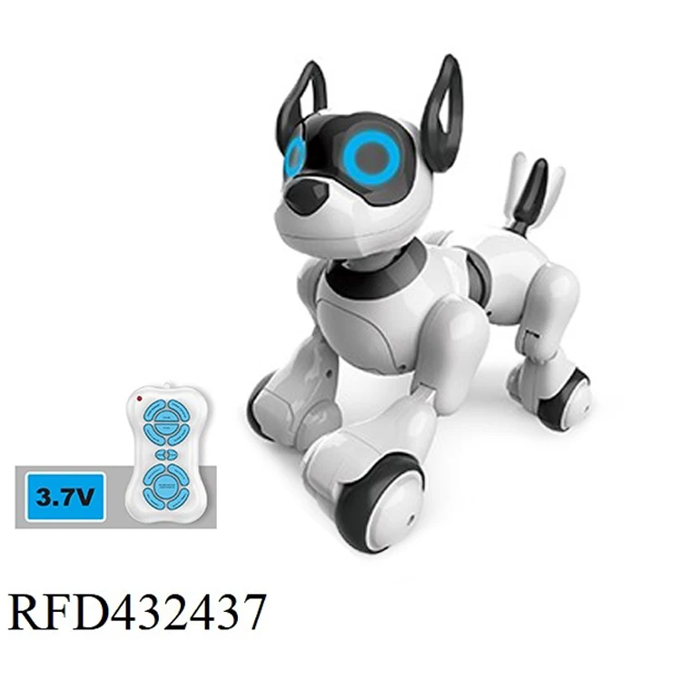 Kids Toys Infrared Intelligent Robot Dog Remote Control Dancing Dog Toy With Sound And Light (Russian)